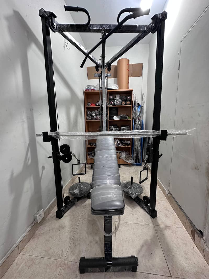 Exercise ( Functional trainer) cable cross/squat rack hoaers 4