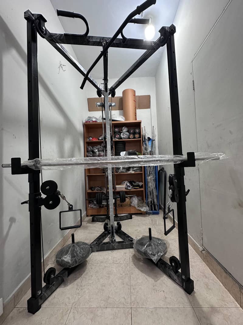 Exercise ( Functional trainer) cable cross/squat rack hoaers 5