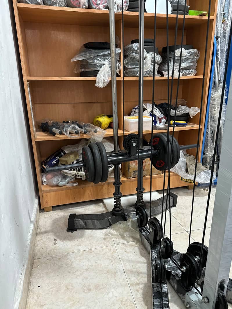 Exercise ( Functional trainer) cable cross/squat rack hoaers 7