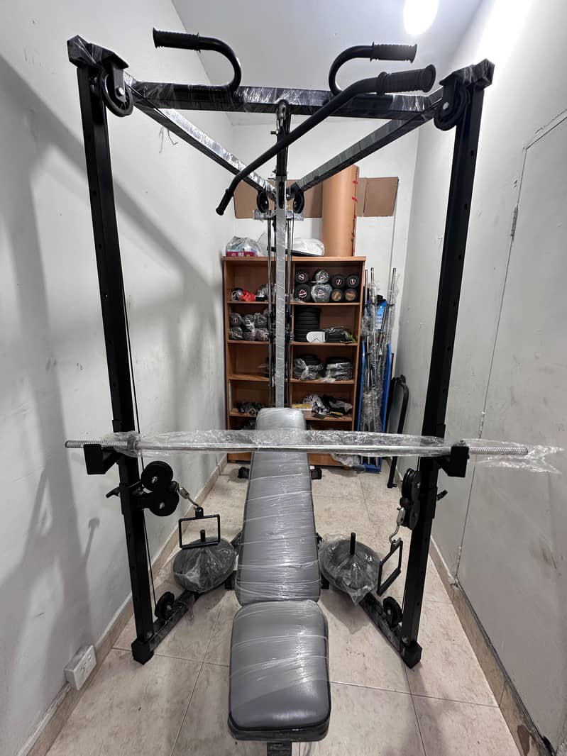 Exercise ( Functional trainer) cable cross/squat rack hoaers 8