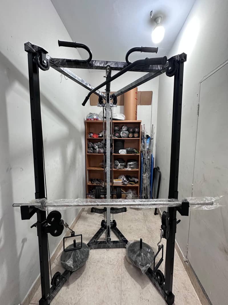 Exercise ( Functional trainer) cable cross/squat rack hoaers 9