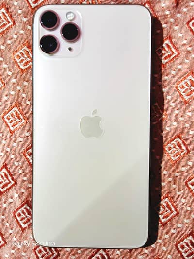 Iphone 11 Pro Max Pta Approve Pack set With Box Charge no Fault