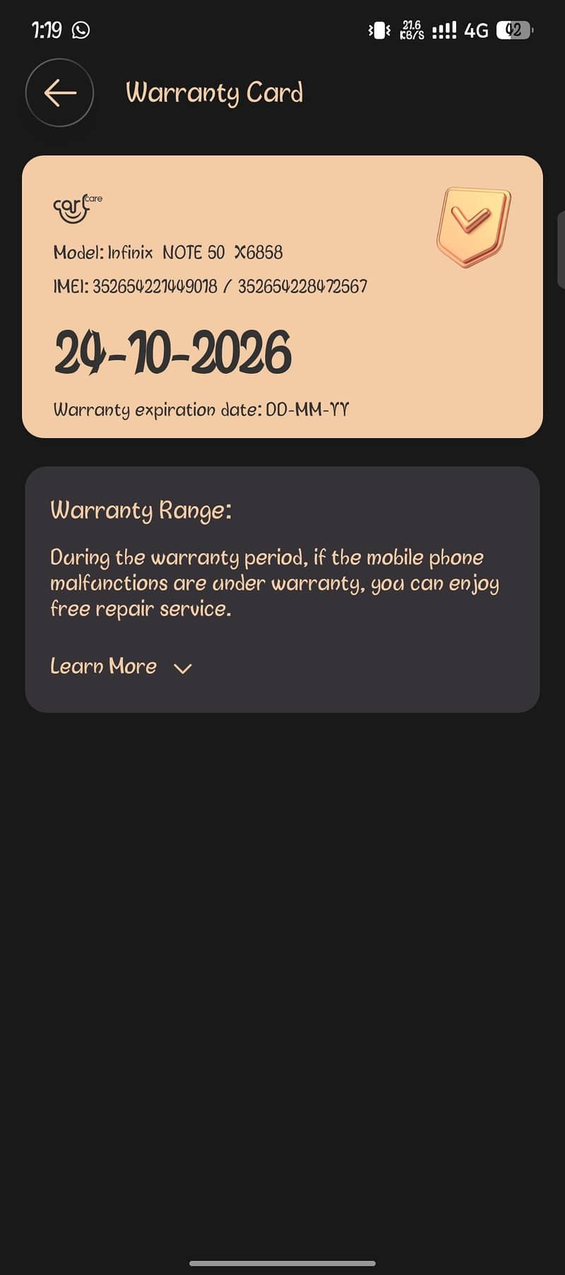 Infinix Note 50 6