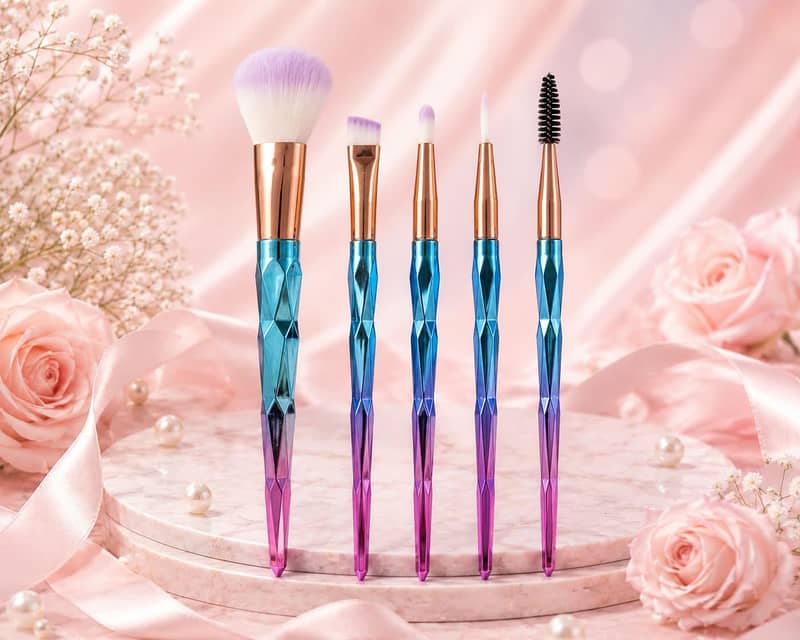 Makeup brush set 0