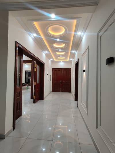 1 Kanal Size Brand New Luxury And Elegant Designer Upper Portion Available For Rent With All Basic Amenities At Reasonable Demand