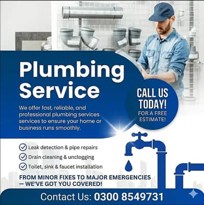 Plumber Services / Plumber for home and office / Leakage Solutions