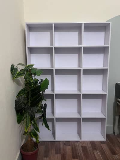 Almost New White Storage Rack – 1 Month Used