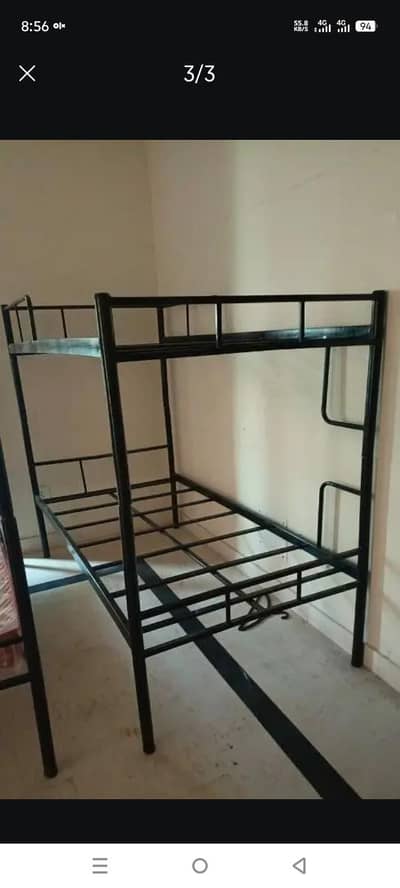 iron bunker bed/ double decker/