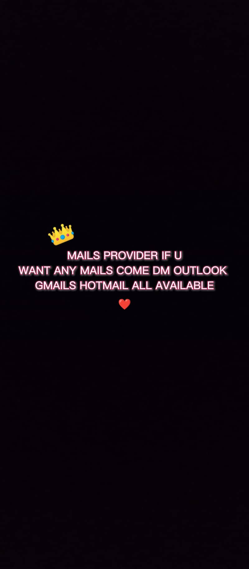 MAILS PROVIDER 0