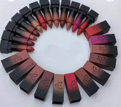 Matte black lipstick