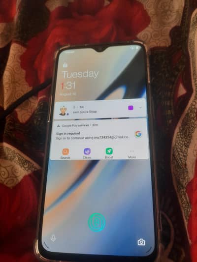 oneplus 6t 8 ram 128 storage finger okay condition 10/9