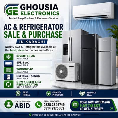 We Buy Old | Used AC Buyer | Split, Inverter & Window AC | Fridge