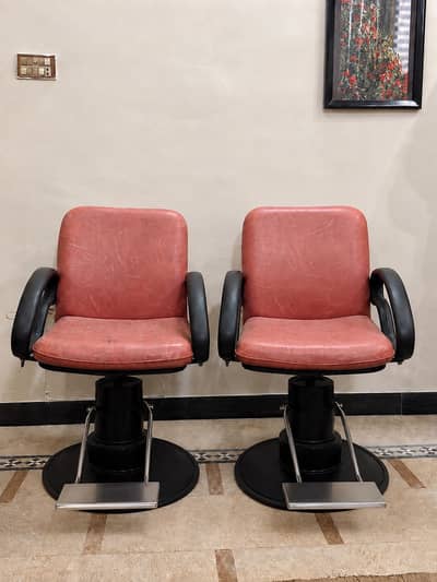 Korean Made Saloon Hydraulic Chairs - 2 pieces
