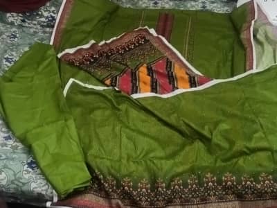 3 piece lawn suit unstich