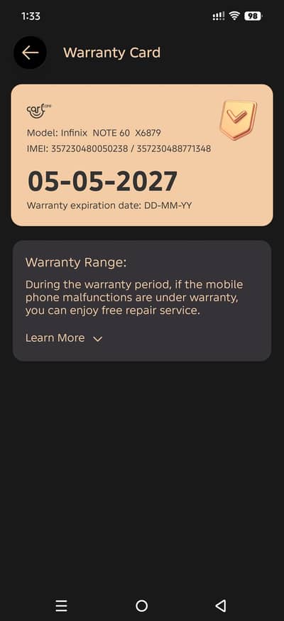 Infinix Note 60 5G