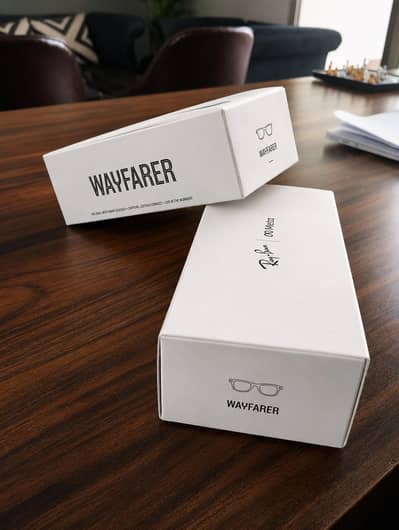 meta rayban wayfarer Gen 1 clear smart glasses