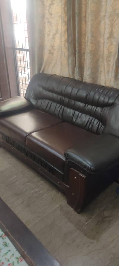 leather sofa