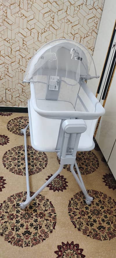 Mastela 4in1 Baby Swing Bassinet Electronic - Dark Grey - 8901