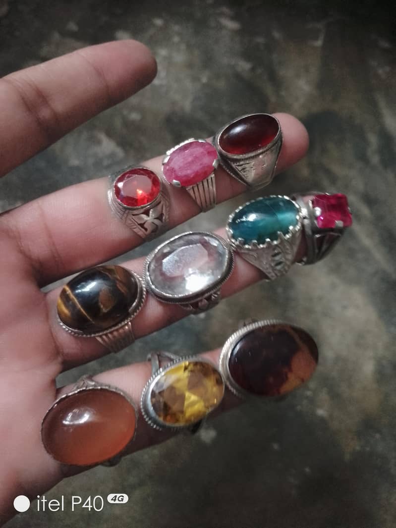 Silver rings 0