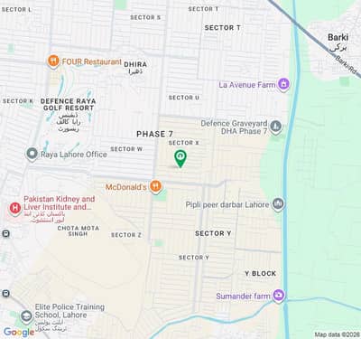 DHA PHASE 7 BLOCK X 1 KANAL PLOT HOT LOCATION