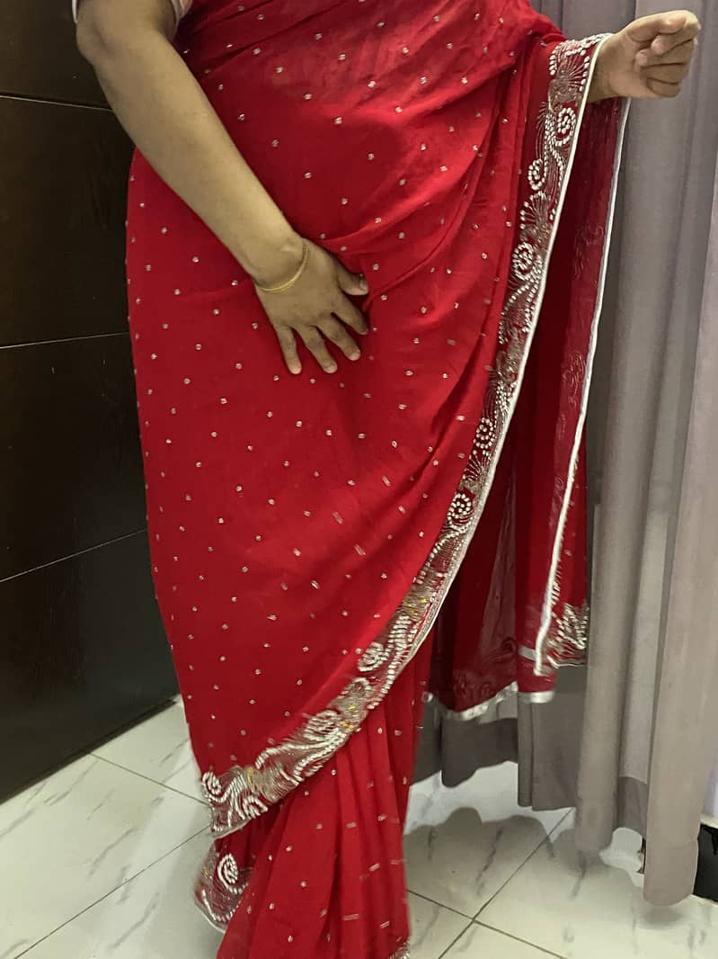 Heavy Work Saree 2