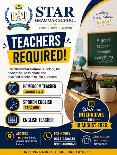 School teaching jobs