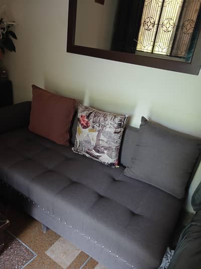 L shape sofa set