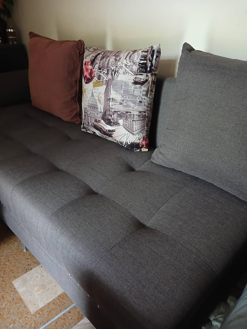 L shape sofa set 1