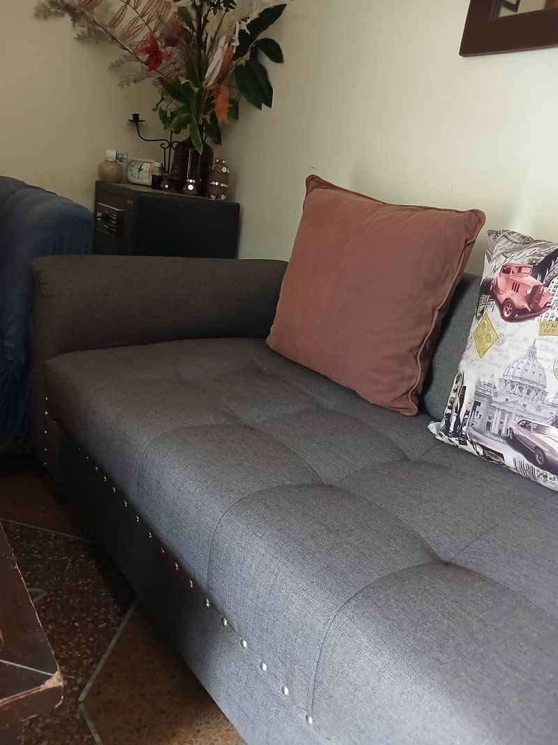 L shape sofa set 2