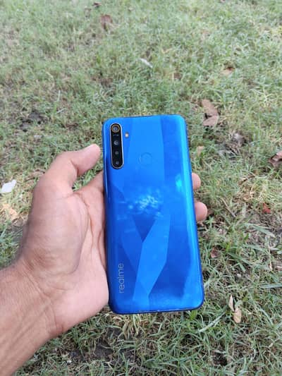 Realme 5 official pta approved 4/64 and box charger