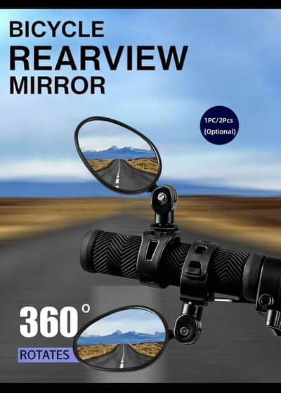 2 pcs: 360º Rotatable Reflector On Bikes - Bicycle Rear View Mirror