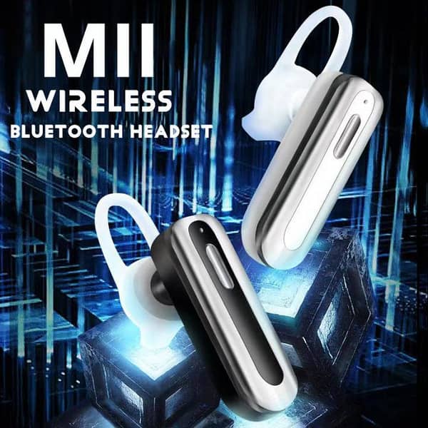 Bluetooth Earphones  M11 Original HiFi Stereo Earbuds | Wireless Audio Headphones with HD Bass & Noise Reduction