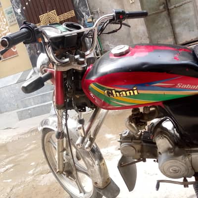 ghani 70 bike for sale self start 03283322280.03003938280