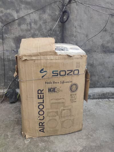 sozo air cooler with ice box