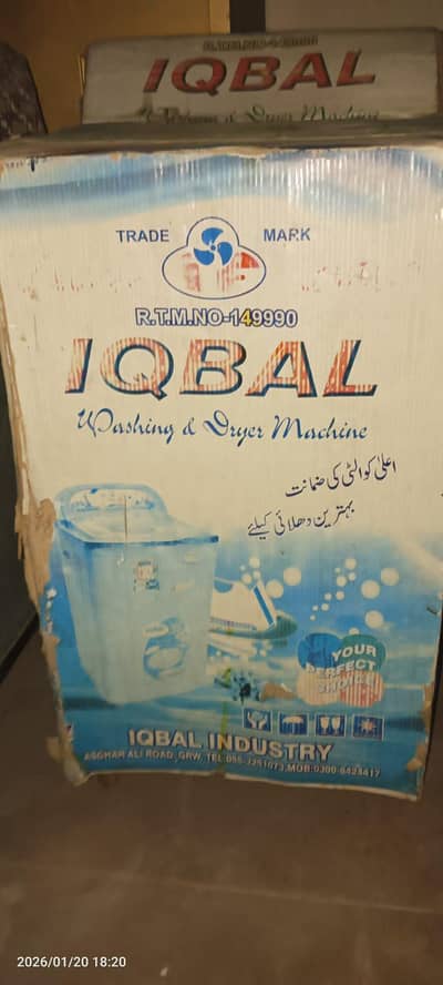 new heavy full size steel body Washing machine