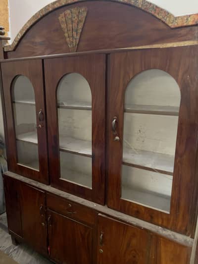 Wooden showcase