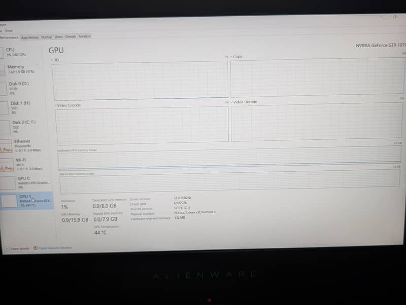Alienware 15 r4 8
