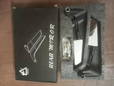 Rotatable Wings Side Mirrors pair for bikes / motorcycles