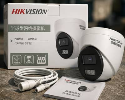 new hikvision 6 camera 