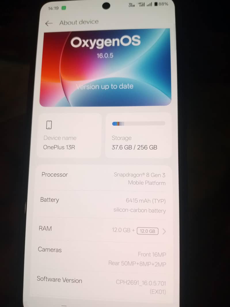 One Plus 13R 6