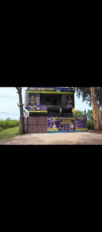 11 marla corner 3pal story plaza for sale in main chakri road Al haram city Rawalpindi