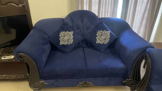 Selling elegant blue sofas