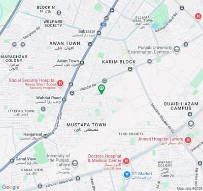 2.25 Marla Commercial 3 Combine Plots For Sale In Mustafa Town Lahore.