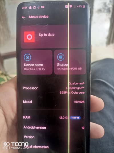 OnePlus 7t pro McLaren edition 12gb 256gb