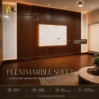 Pvc marble sheet-PU stone-Soild panel-Fabric roll-Wood floor-Wpc panel