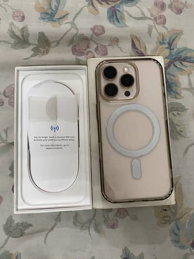 Apple iPhone 16 Pro jv 10/10 box pack