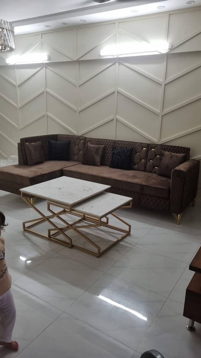 L shape sofa set 1
