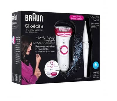 braun silk epil 9 wet and dry hair removal