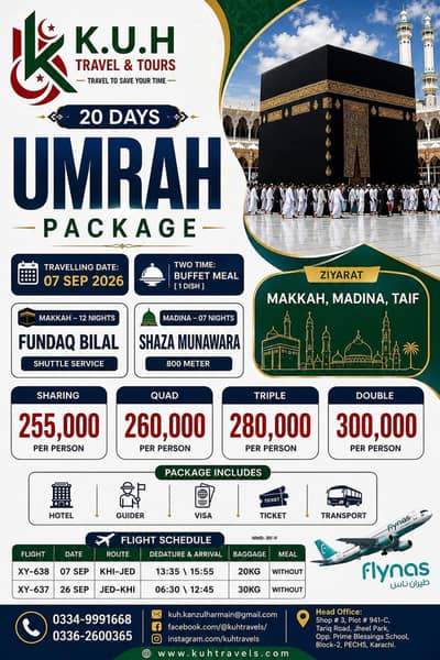 Affordable & Luxury Umrah Packages