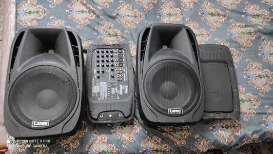 Laney Audio hub amplifier and speaker